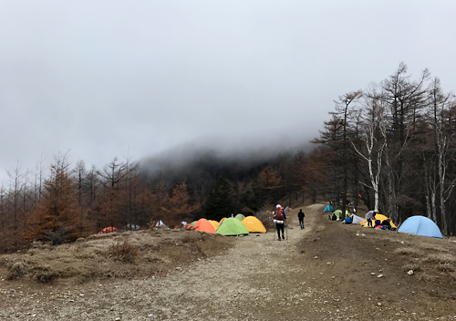 １１月雲取山テント泊登山