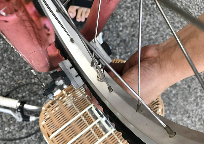 ルイガノ　子供用自転車のタイヤ・チューブ交換