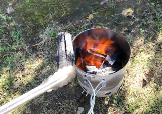 【キャンプ用品／火起し器】放置しても着火するので超楽チン。火消し壺＆炭起しで簡単BBQ。