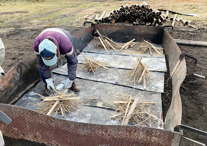 炭焼き（竹木）竹炭作り方／場所の確保