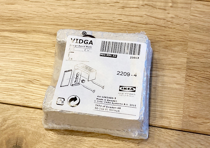カーテン固定金具「VIDGA_イケア（IKEA）」北欧テイスト
