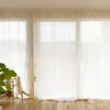 【インテリア／窓】イケアで規格外の大型窓用のリネンカーテンを購入！しかも安くて簡単！