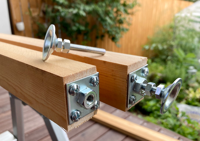 猫ガード（フェンス／ペットガード）簡単DIY・作り方／取外し可能な木製ルーバー／安い