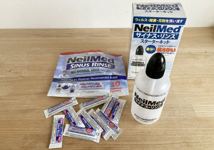 【鼻うがい】副鼻腔炎／neilmed/サイナスリンススターターキット／自然治癒セルフケア／花粉症ハウスダスト予防
