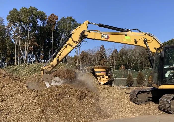 ウッドチップ販売(オールクリーン)/印西市_ホームセンター以外で無料配布・購入できる場所/ガーデニング庭いじり/土づくりと雑草対策を両立/土壌改良・発酵熱で冬も暖かい地温を上げる