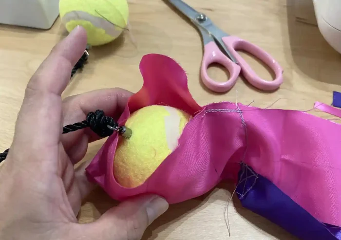 簡単・ポイの作り方DIY/ルミカ夜の遊びジャグリングpoi/子供と遊び
