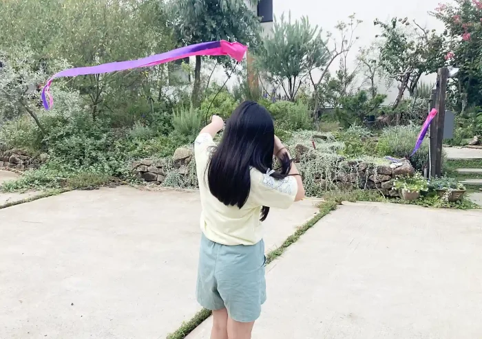 簡単・ポイの作り方DIY/ルミカ夜の遊びジャグリングpoi/子供と遊び/テニスボール・材料・持ち手